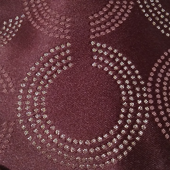 SALE! Auth Coach Sophia Mad Dotted Art Dark Red/Gold Bag & NWT Wristlet Bundle - Picture 5 of 16